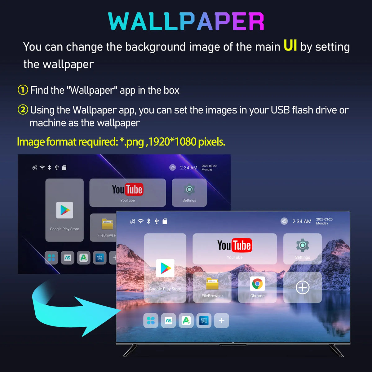 Noteware H96 Max Android 13 TV Box - Google Sertifikasız Ethernet