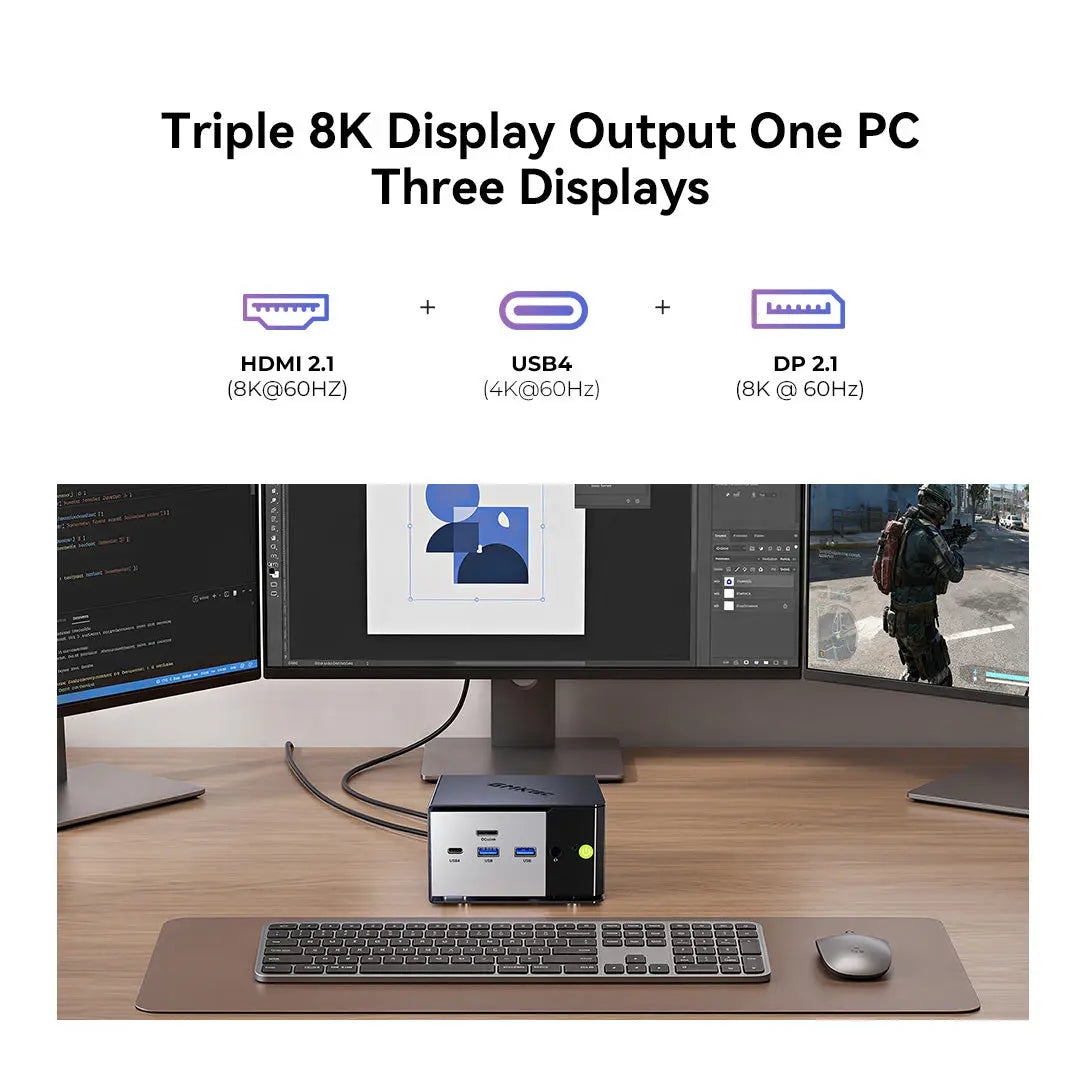 GMKtec EVO-X1 Pro AMD Ryzen™ AI 9 HX 470 AI Mini Bilgisayar — Ön Sipariş