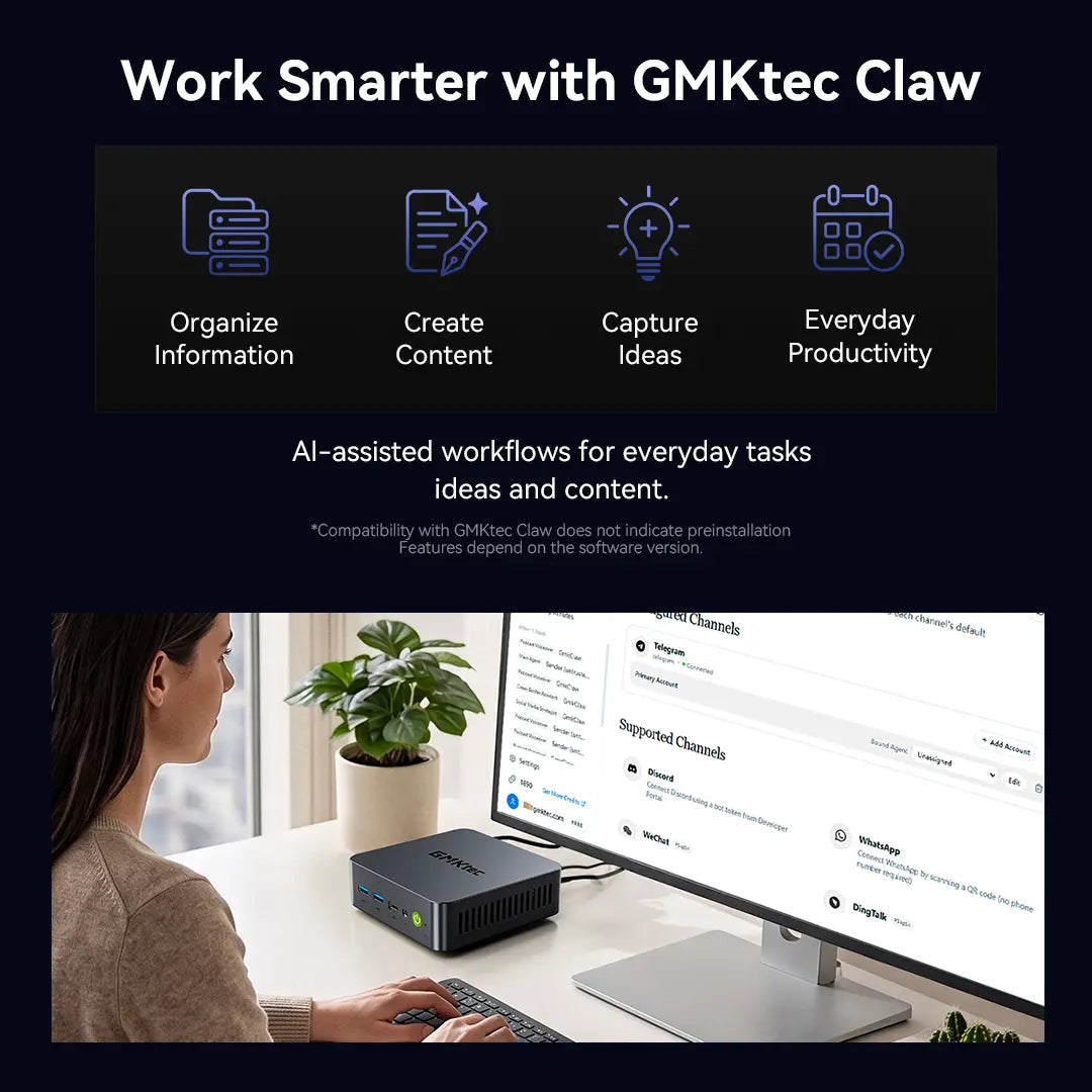 GMKtec K17 Plus Intel® Core™ Ultra 7 258V Mini Bilgisayar — Ön Sipariş