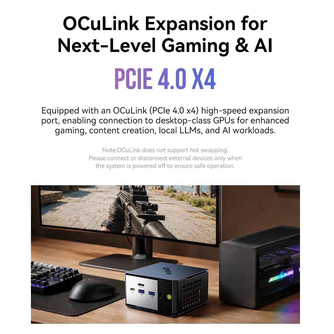 GMKtec EVO-X1 Pro AMD Ryzen™ AI 9 HX 470 AI Mini Bilgisayar — Ön Sipariş