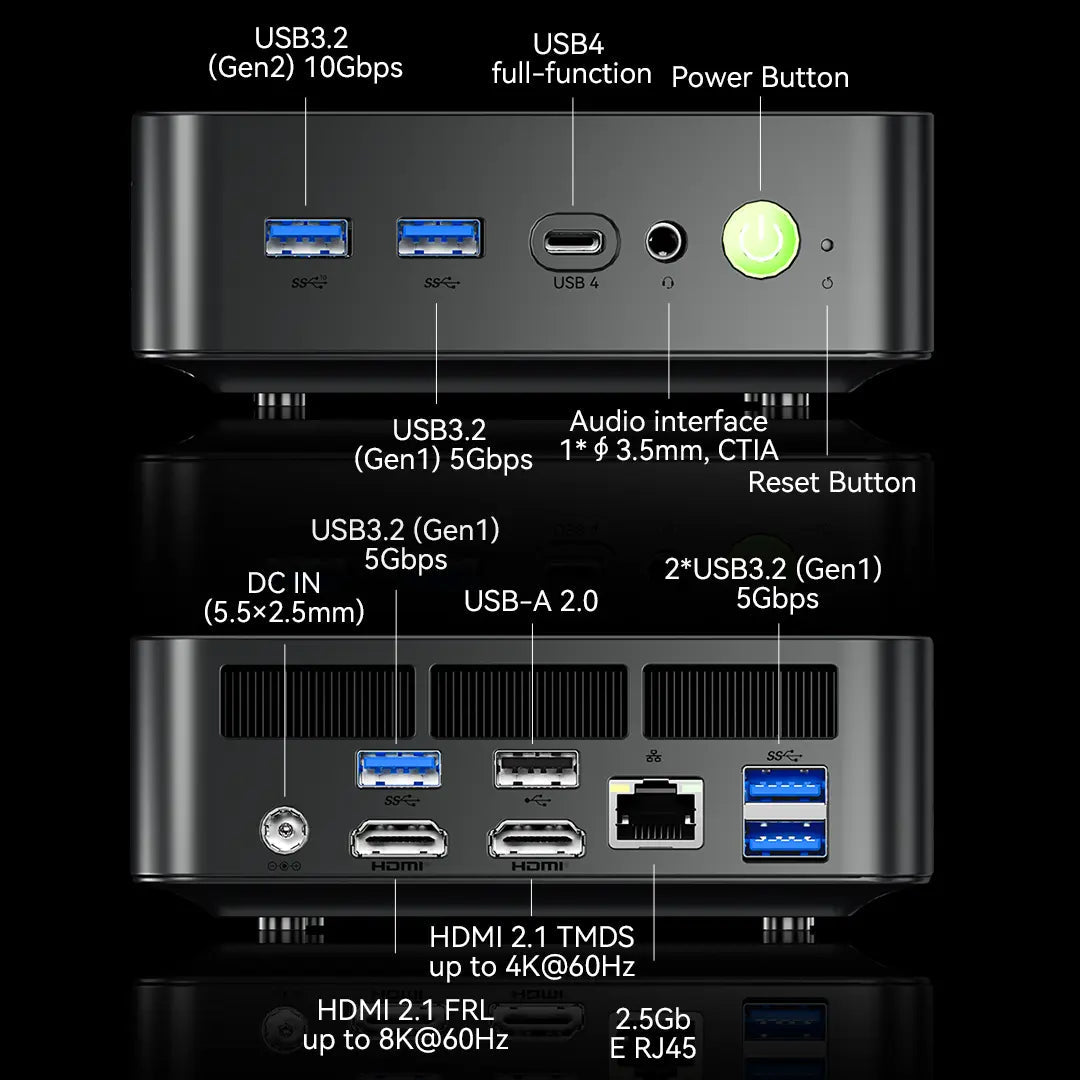 GMKtec K17 Plus Intel® Core™ Ultra 7 258V Mini Bilgisayar — Ön Sipariş