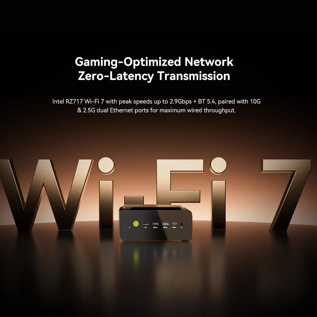 GMKtec EVO-T2 Intel® Core™ Ultra X7 358H AI Mini Bilgisayar — Ön Sipariş