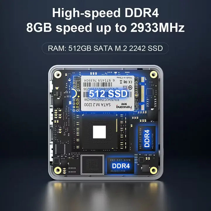 GMKtec NucBox 5 Mini Bilgisayar Intel® 11th Jasper Lake N5105( Wi-Fi 5) — Ön Sipariş