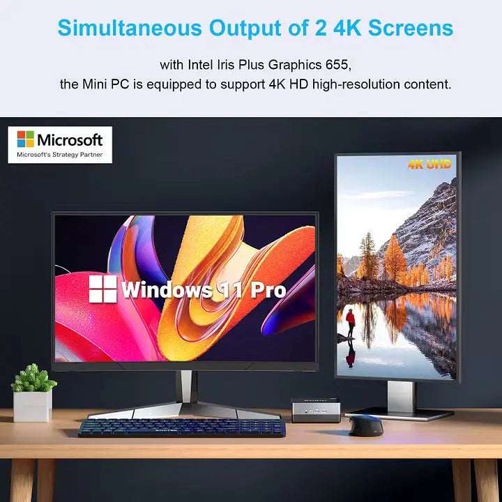 GMKtec NucBox 2 Mini Bilgisayar Intel® Core™ i5 8279U — Ön Sipariş