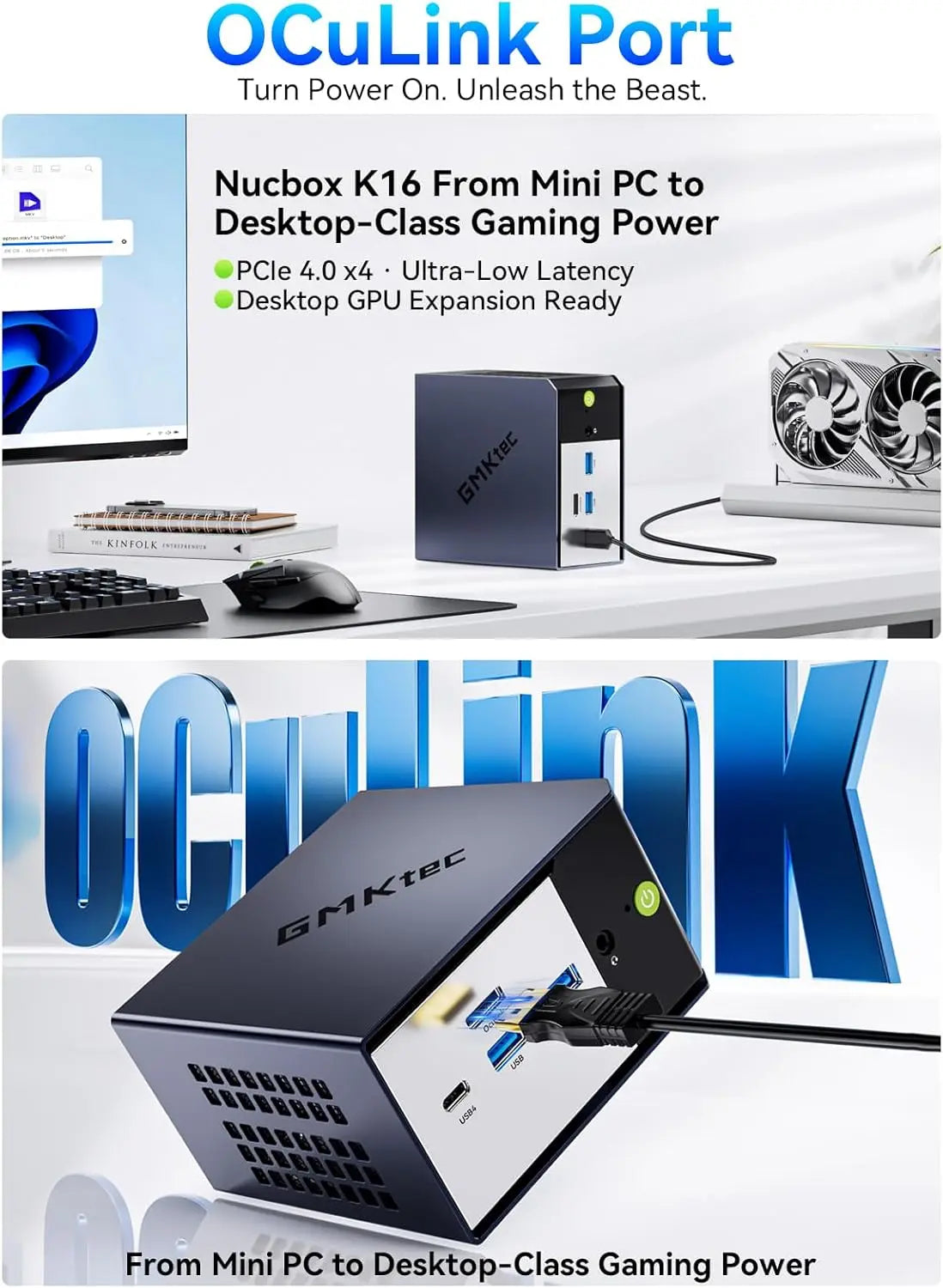 GMKtec K16 AMD Ryzen™ 7 7735HS Mini Bilgisayar — Ön Sipariş