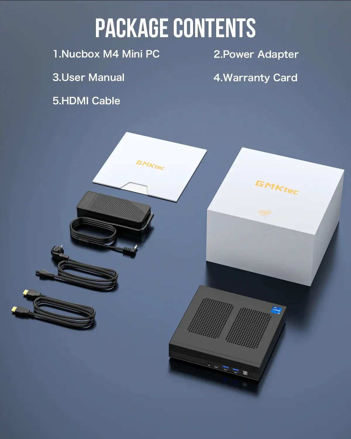 GMKtec NucBox M4 Mini Bilgisayar Intel® 11th Core™ i9-11900H — Ön Sipariş