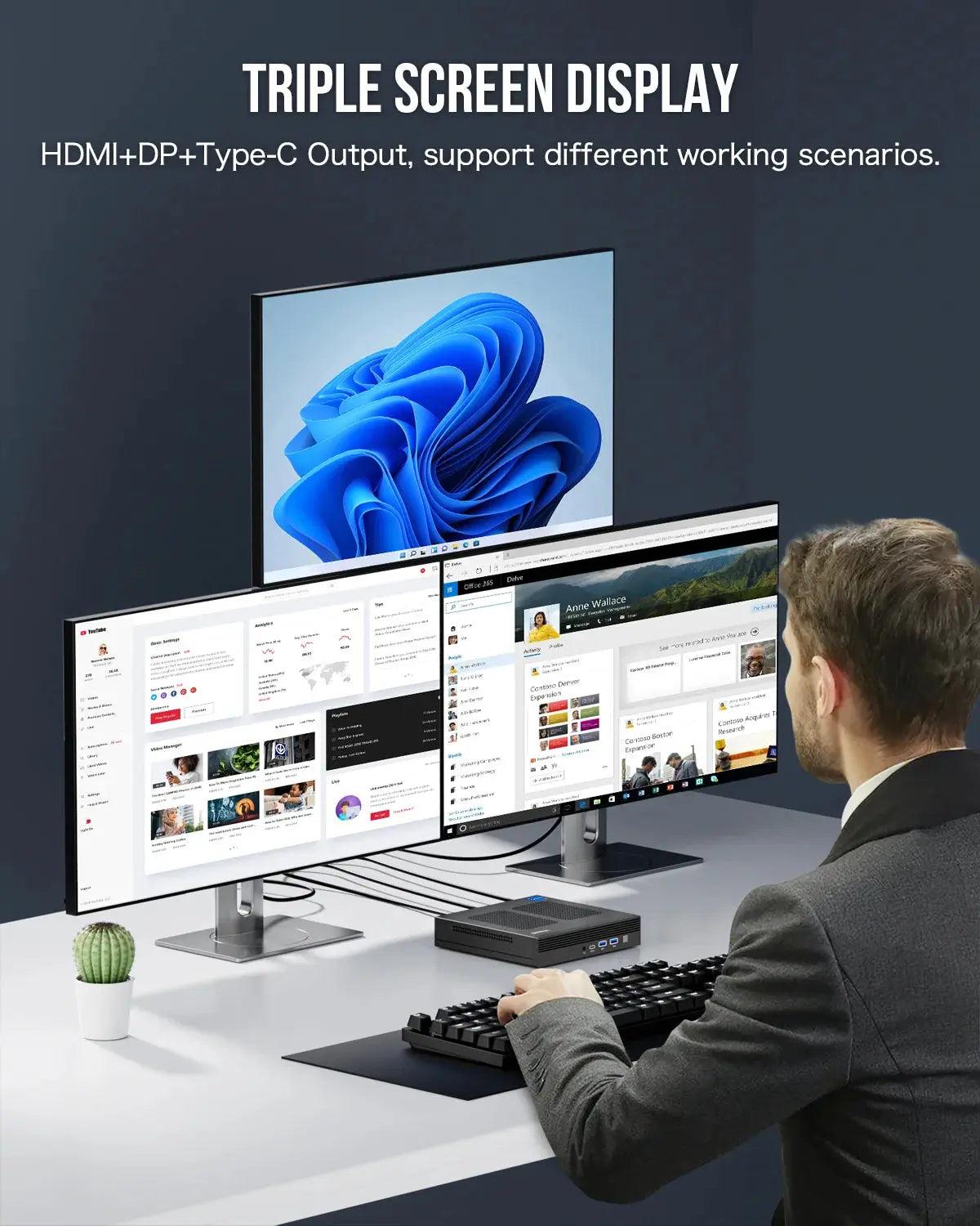 GMKtec NucBox M4 Mini Bilgisayar Intel® 11th Core™ i9-11900H — Ön Sipariş