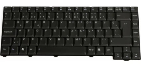 Noteware Asus Uyumlu F3Jp – F3L – F3M – F3S – F3Sr – F3Sv – F3T Laptop Klavye Almanca Tuş Takımı