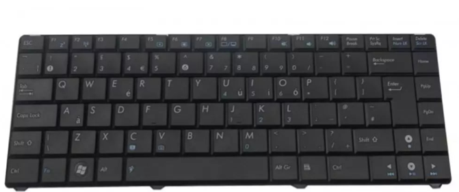 Noteware Asus Uyumlu N20A Laptop Klavye Tuş Takımı