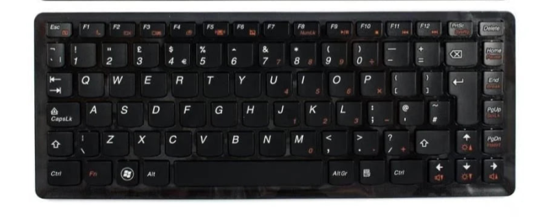 Noteware Lenovo Compatible U260 Series Turkish Laptop Keyboard Keypad