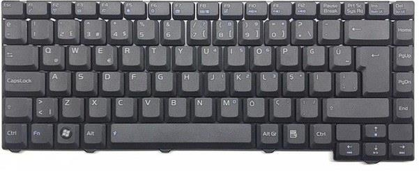 Noteware Asus Uyumlu F3 28 Pin İngilizce Siyah Notebook Klavyesi