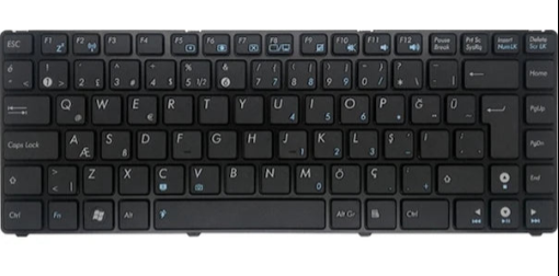 Noteware Asus Uyumlu 1201HAB Laptop Klavye Tuş Takımı Asus Eee PC 1201PN Uyumlu