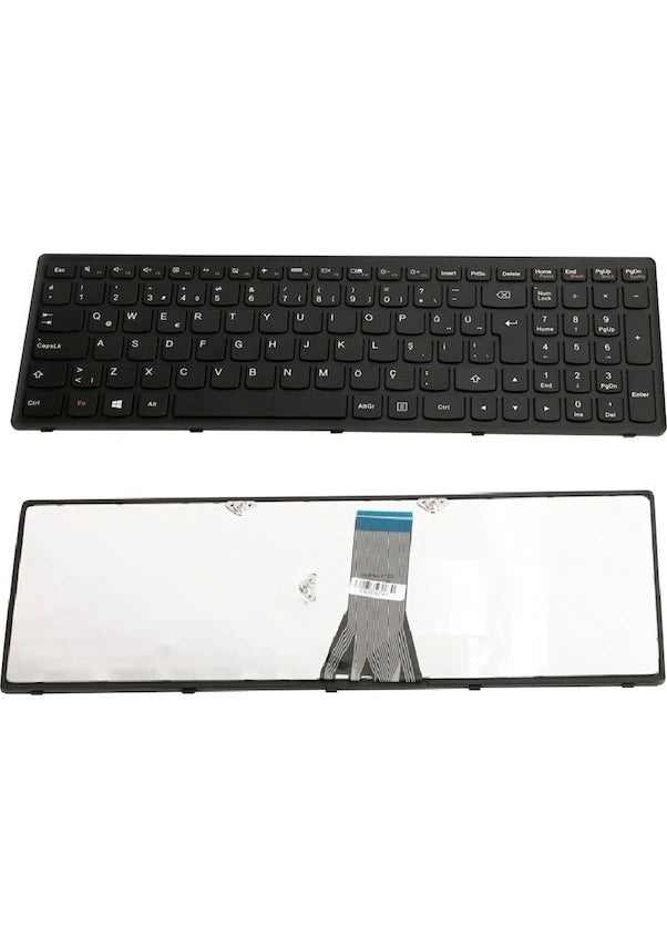 Siyah Noteware Lenovo Uyumlu G500S / G505S / G510S / S500 / S510P Notebook Klavyesi