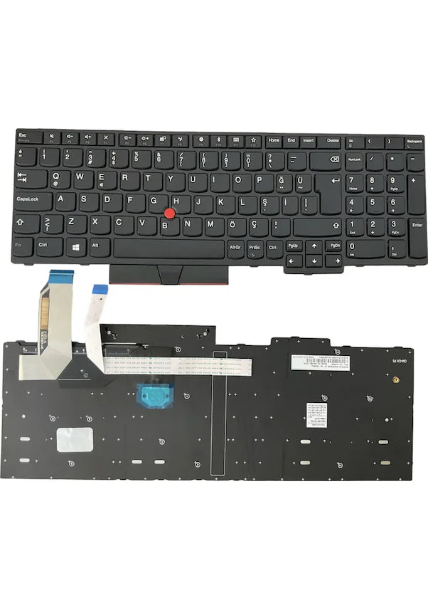 Orijinal Lenovo ThinkPad E580 E590 L580 L590 T590 P52 Klavye TR Q