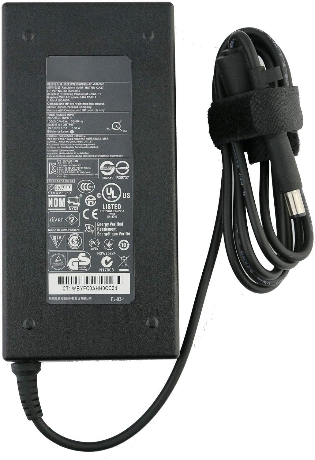 Orijinal HP 150W 19.5V 7.7A AC Adaptör 7.4x5.0mm HSTNN-DA27 HSTNN-CA27 693707-001