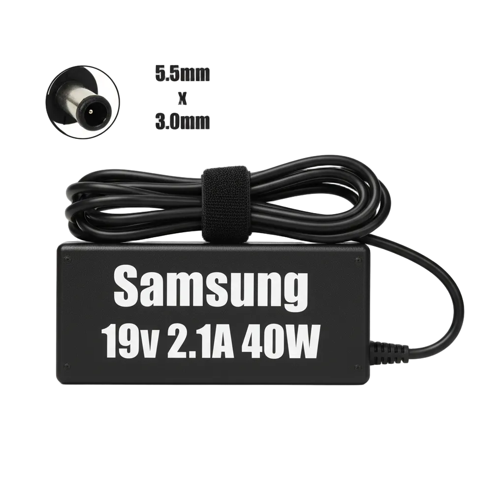 Samsung 19V 2.1A 40W AC Adaptör 5.5x3.0mm 900X N110 N120 N130 NC10 AD-4019 ADP-40MH