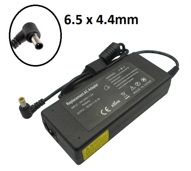 19.5V 6.15A 120W AC Adapter for Sony Vaio PCG-11211L PCG-6P2L PCG-6Q1L PCG-933 6.5X4.4MM