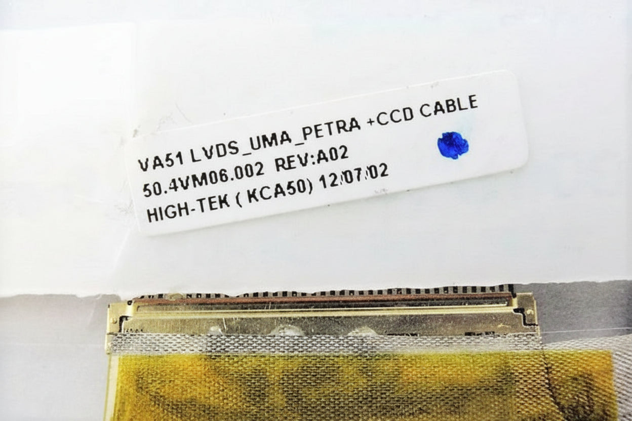 Noteware Acer Uyumlu Aspire V5-431 V5-431G V5-531 V5-531G V5-531P V5-571 V5-571G V5-571P V5-571PG VA51 Gateway DX4640 DX4710 M-6308 M-6309 M6823a LCD LED LVDS Flex Ekran Kablosu - 50.4VM06.011