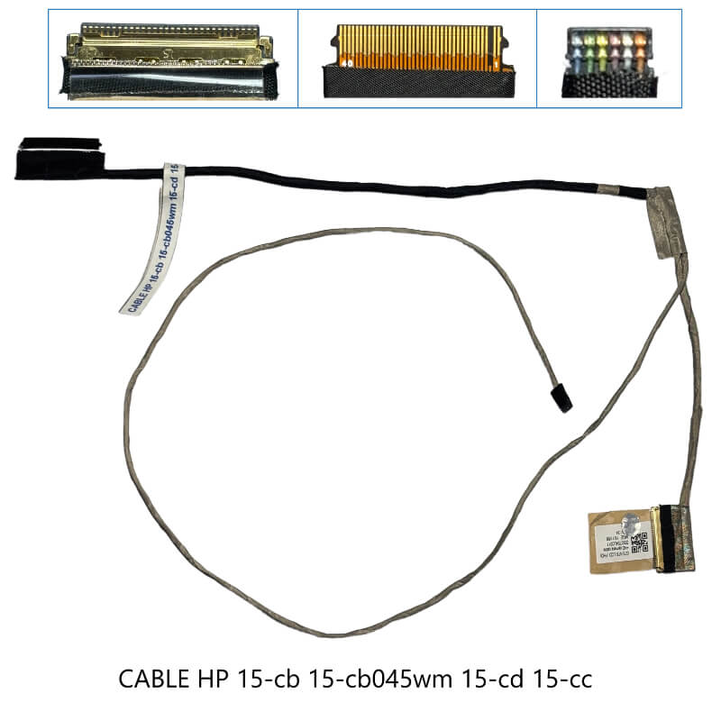 HP 15-CB 15-CB073 15-CB074TX 15-CB076TX 15-CB045WM 15-CD 15-CC LCD Ekran Kablosu LVDS Flex Cable 30PIN FHD - DDG75ALC011