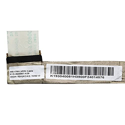 Noteware MSI Compatible GE70 GP70 CR70 ms1756 LCD LED Flex Display Data Cable