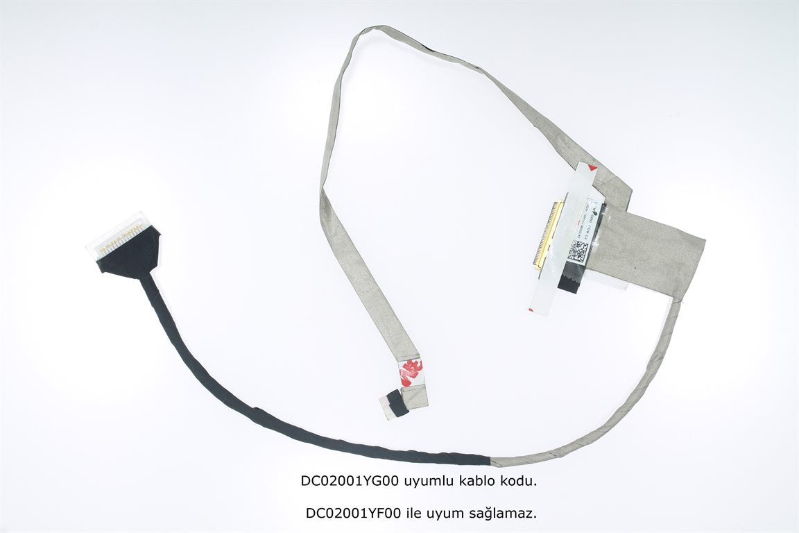 Noteware Toshiba Uyumlu Satellite C55-B C55D-B C55T-B LCD Video Flex Ekran Kablosu - DC02001YG00
