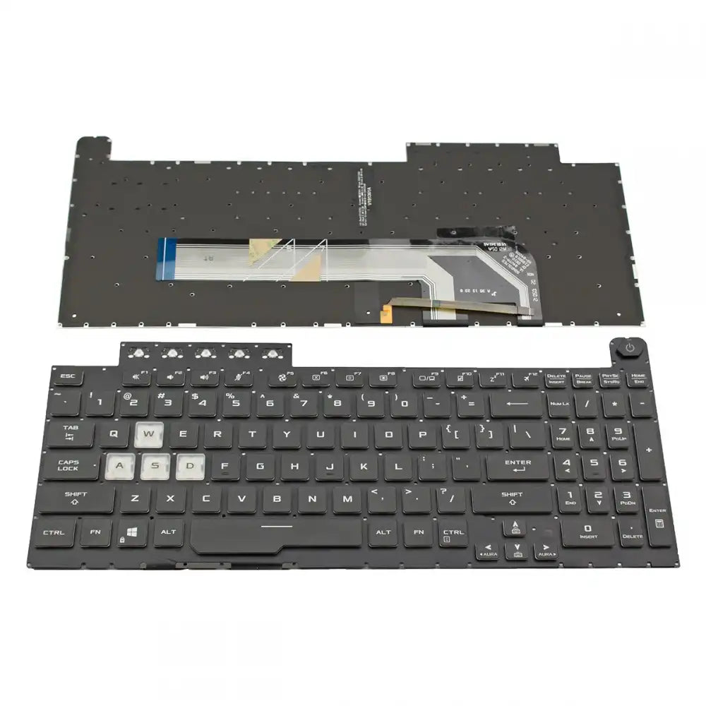Notebook Compatible Asus TUF FX506HC-HN409 F15 FX506 FA506Q LED Notebook Keyboard TR