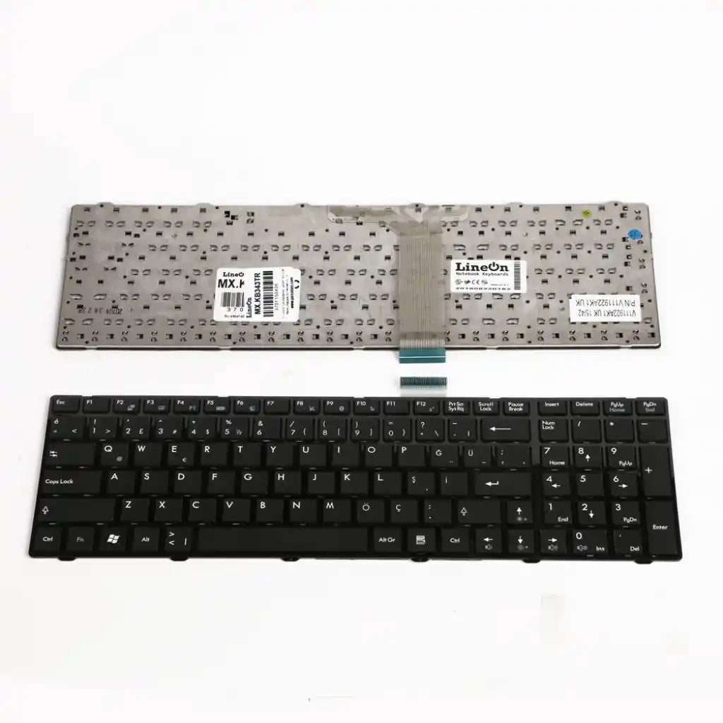 Noteware MSI Compatible Ms-168A Notebook Keyboard