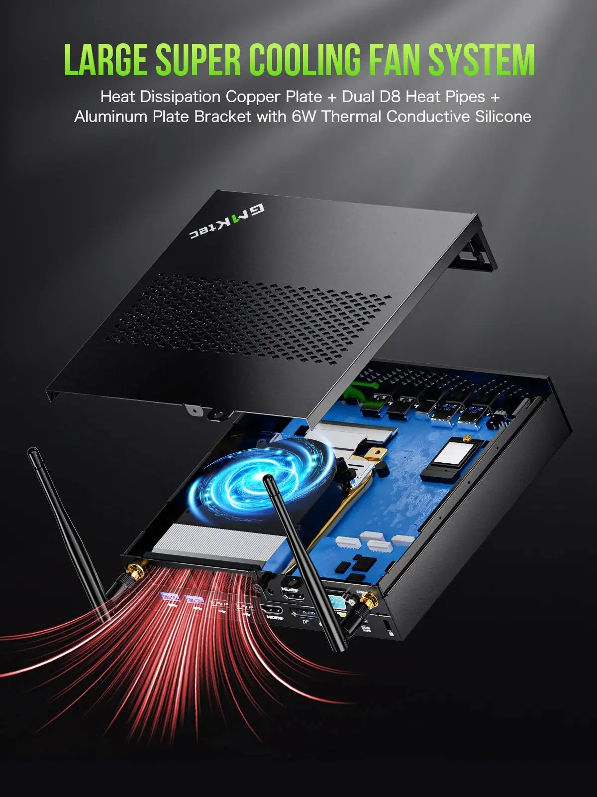 GMKtec NucBox K10 Mini Bilgisayar Intel® 13th Core™ i9-13900HK — Ön Sipariş