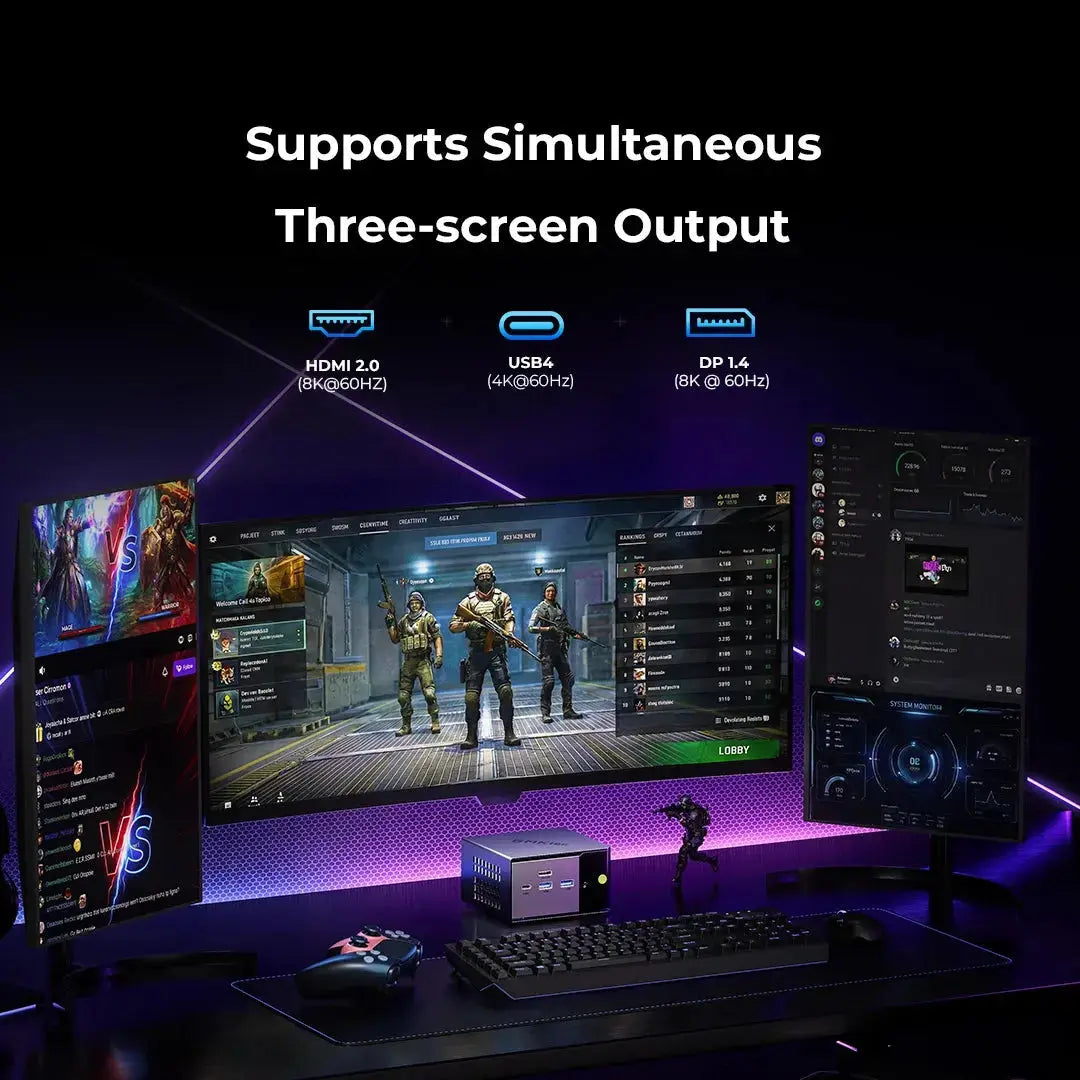 GMKtec K16 AMD Ryzen™ 7 7735HS Mini Bilgisayar — Ön Sipariş