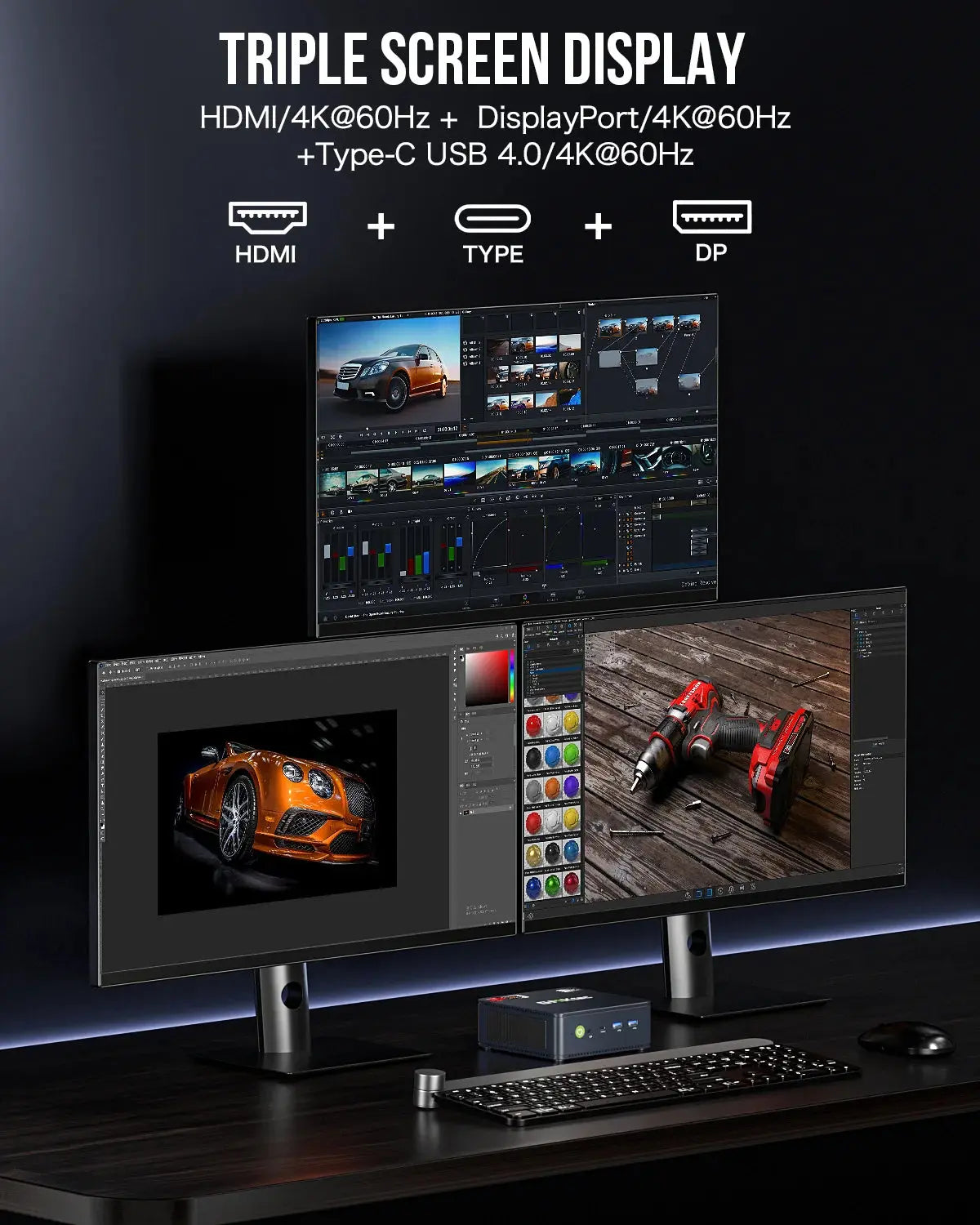 GMKtec NucBox M6 Mini Bilgisayar AMD® Ryzen™ 5 6600H — Ön Sipariş