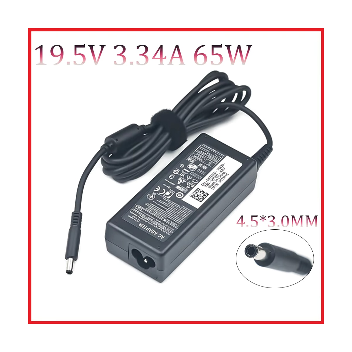 Noteware 19.5V 3.34A Adaptör RGFH0 Uyumlu
