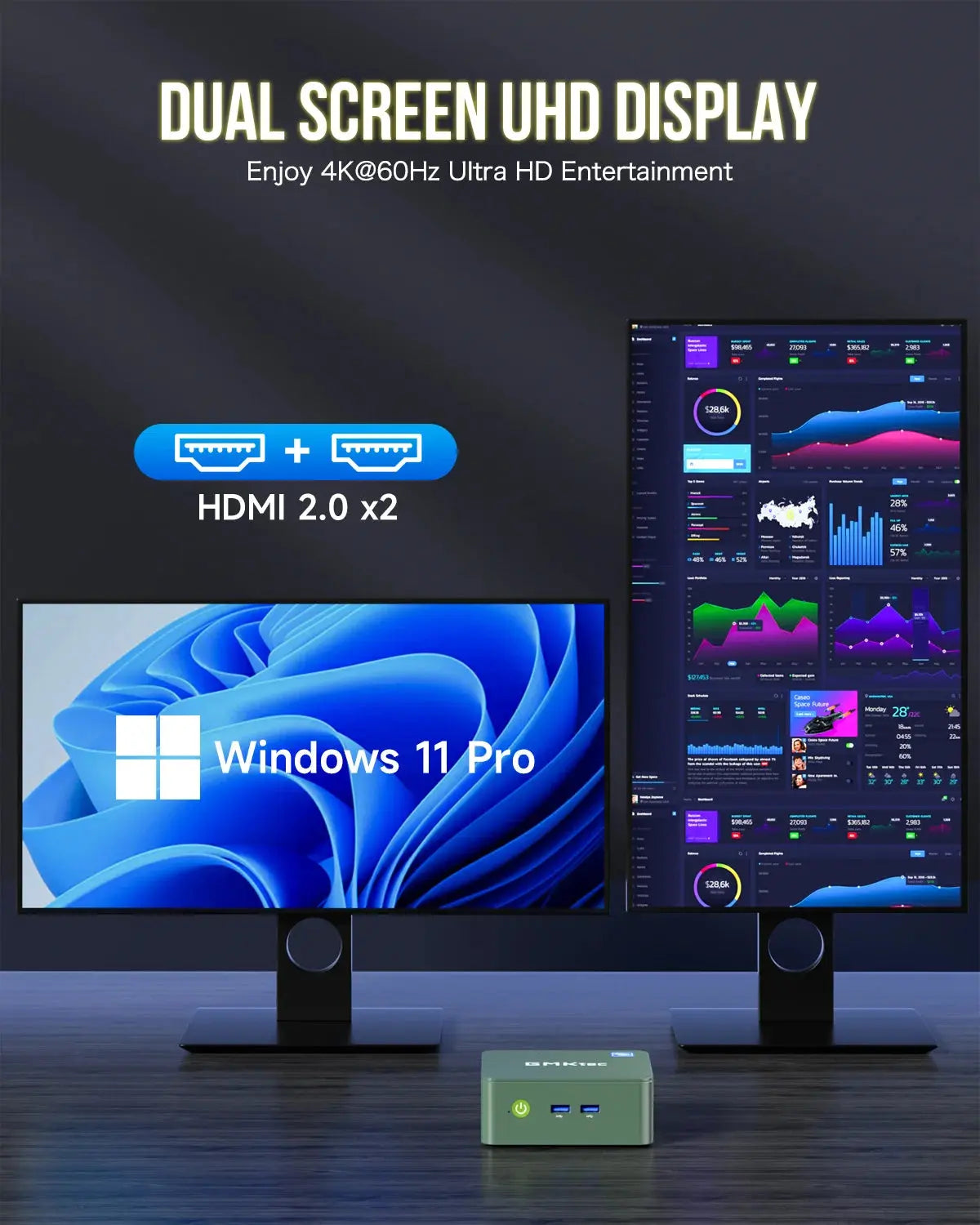 GMKtec NucBox G3 Plus Mini Bilgisayar Intel® 12th Twin Lake N150 — Ön Sipariş