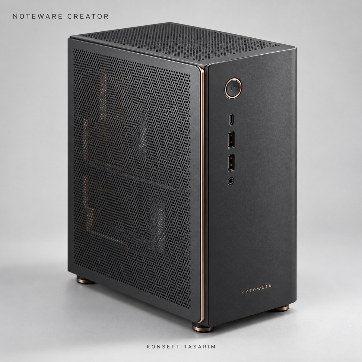 Noteware gaming-hero — konsept tasarım; nihai ürün doğrulaması bekleniyor
