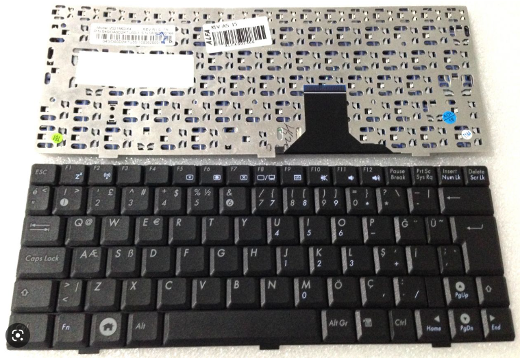 Noteware Asus Uyumlu 1000HA TR Notebook Klavyesi