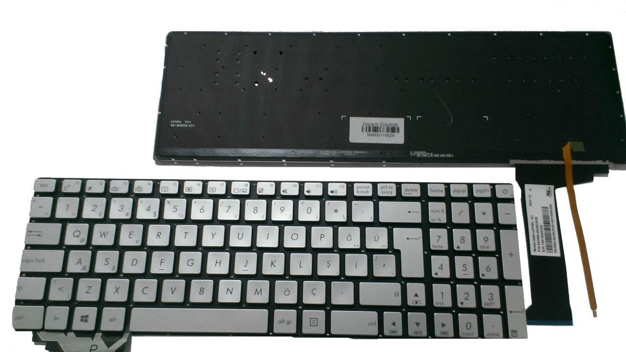 Noteware Asus Uyumlu  G551 G551JK G551JM G551JW Laptop Klavye Tuþ Takýmý