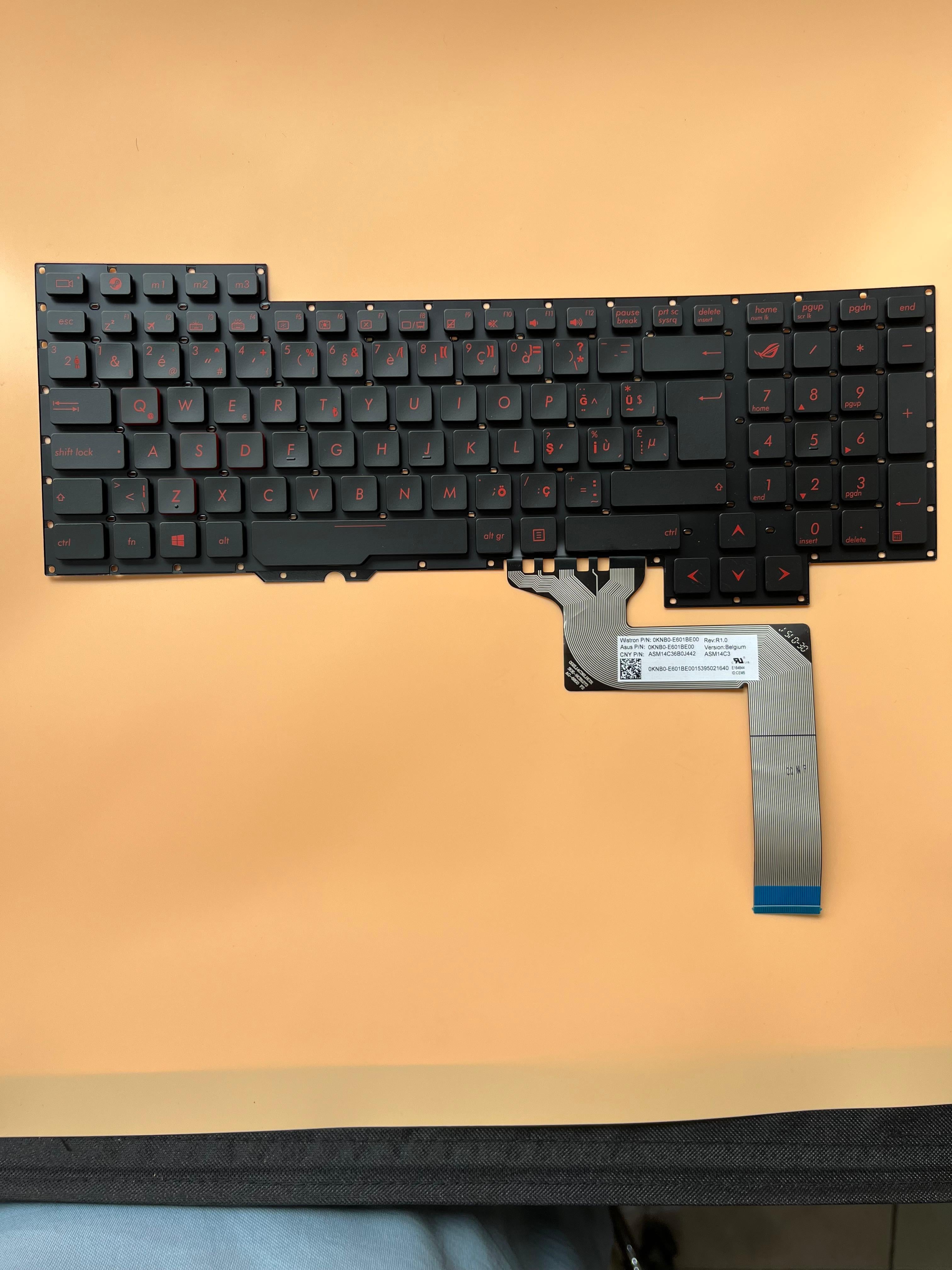 Noteware Asus Compatible ROG Compatible G751 Laptop Keyboard Keypad