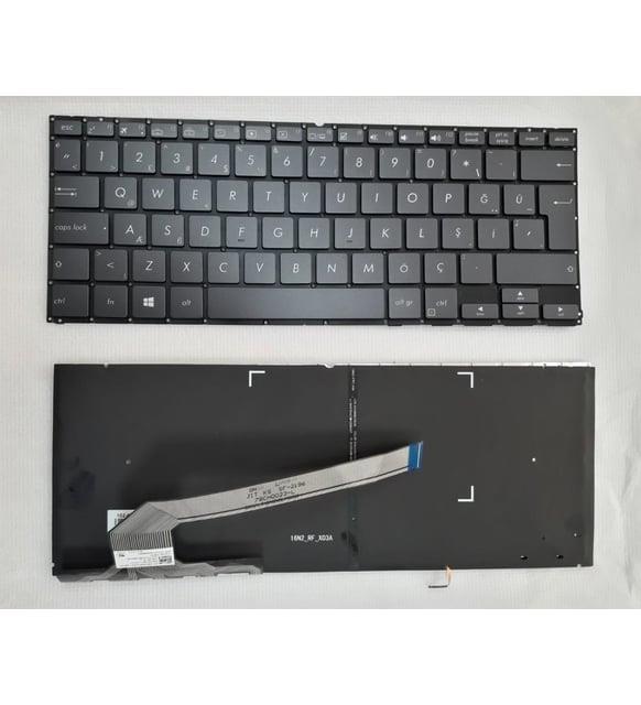 Noteware Asus Uyumlu  UX370ua UX370u Q325U Laptop Klavyesi Tuþ Takýmý Led'li