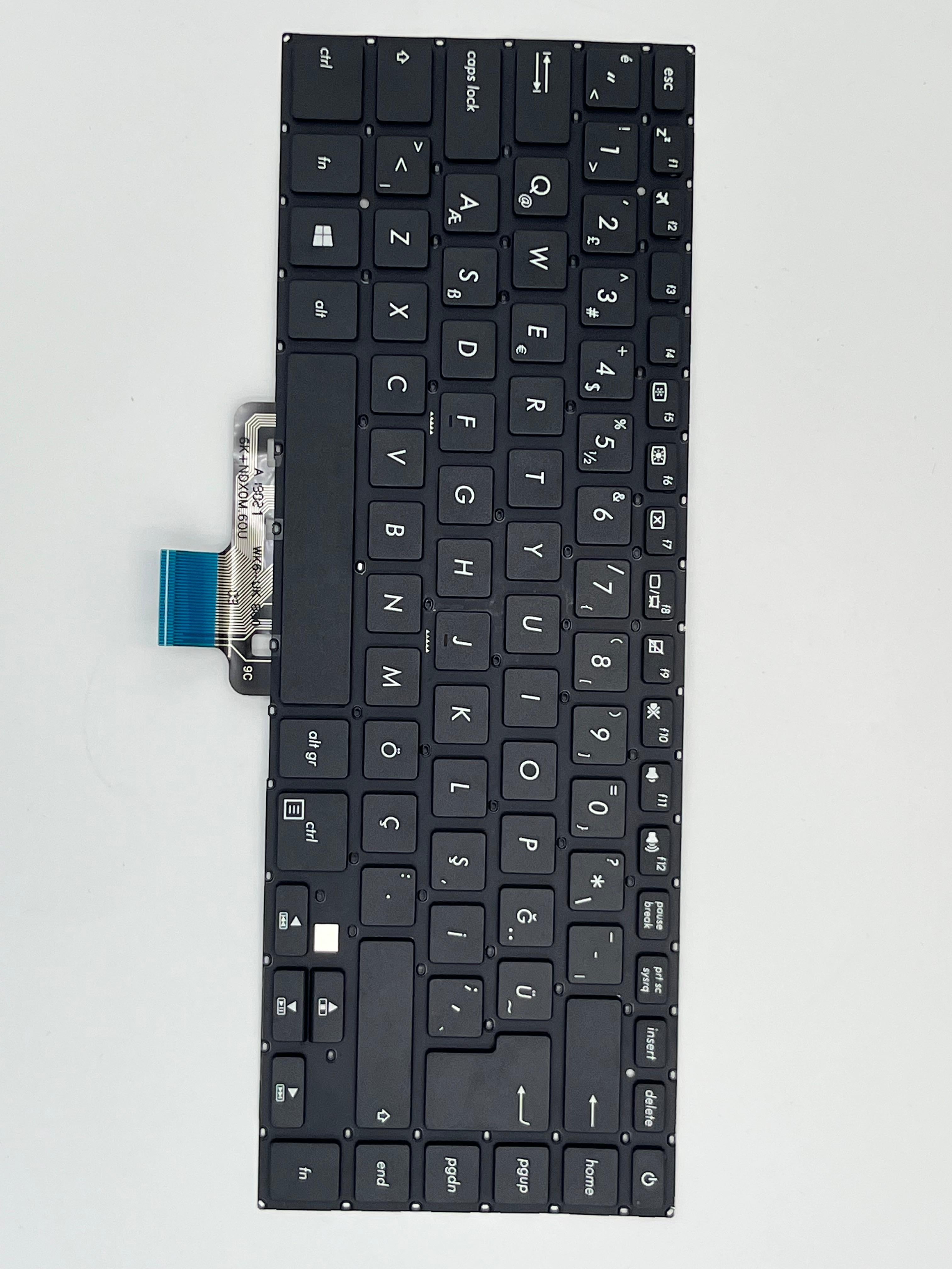 Noteware Asus Compatible VivoBook 15 X510UA X510UQ F510UA Compatible Illuminated (LED) Laptop Keyboard