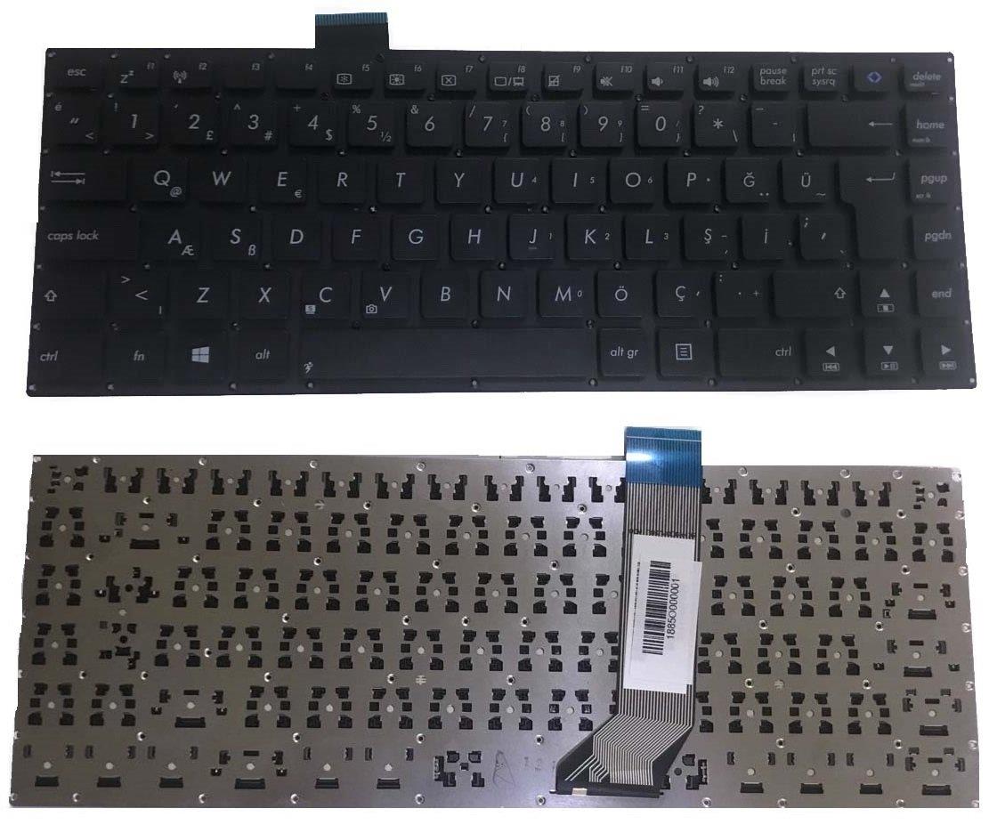 Noteware Compatible Asus VivoBook S400 S400C S400CA S400E Laptop Keyboard Keypad