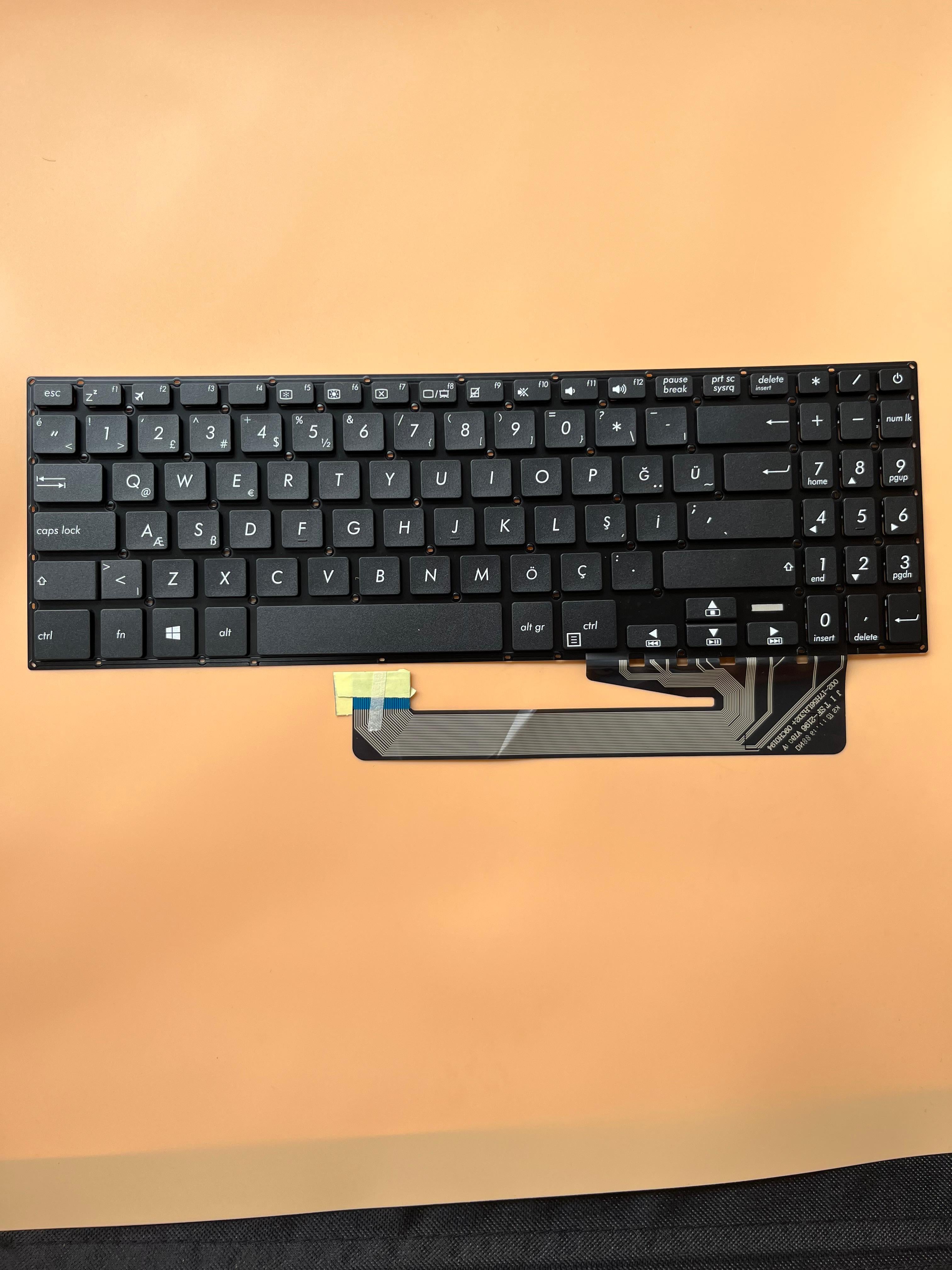 Noteware Asus Compatible VivoBook Compatible 15 X560UD / K560UD Notebook Turkish Keyboard