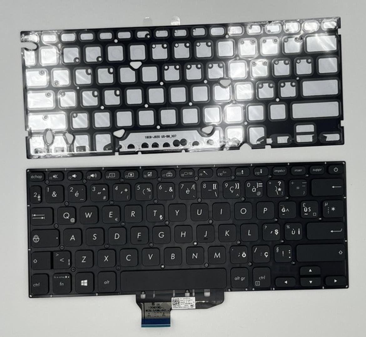 Noteware Asus Compatible Vivobook Compatible X412 X430FA X430FN X430U S430 TR Laptop Keyboard Illuminated