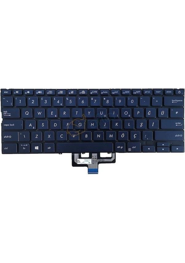 Noteware Compatible Asus ZenBook Compatible 14 UX433FA UX433UA Led Turkish Laptop Keyboard