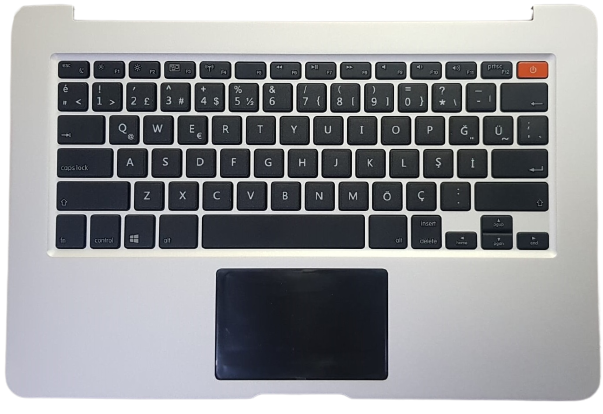 Noteware Casper Compatible CBE C18 MB40 TR BLACK Notebook Keyboard