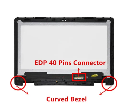 13.3 "6NKDX Dell Uyumlu Inspiron 13 5368 5378 için p69g FHD LCD ekran + dokunmatik