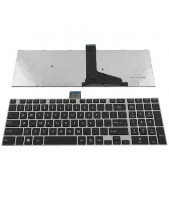 Toshiba Satellite S50-A-10T Uyumlu Laptop Klavye Gümüş Siyah Tr Frame