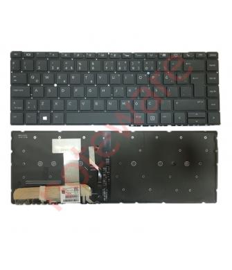 Hp EliteBook x360 1040 G5 Notebook Klavye - Tuş Takımı  Siyah - TR - Backlit