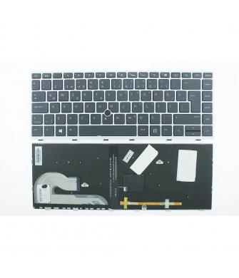 HP EliteBook 840 G5, 840 G6 Klavye Işıklı (Siyah TR)